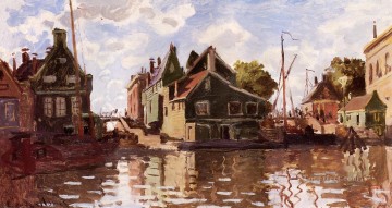 クロード・モネ Painting - ザーンダムの運河 クロード・モネ